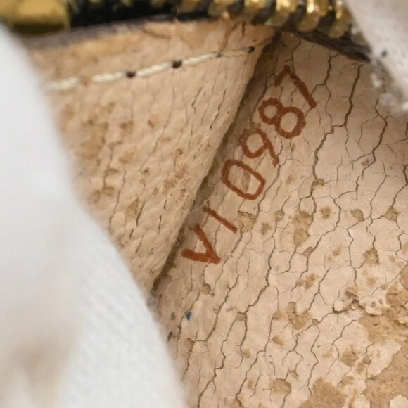 LOUIS VUITTON Logo BUCKET PM Pouch Bag Monogram Leather Brown France 05EF546 - Picture 11 of 13